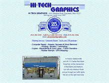 Tablet Screenshot of hitechgraphics.com
